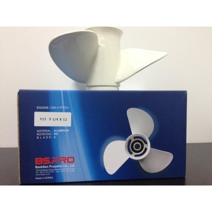 Y15 9 1/4 X 9 ヤマハ船外機用プロペラ（社外品）・ＢＡＥＫＳＡＮ ＰＲＯＰＥＬＬＥＲ‐9.9馬力～１5馬力 船舶用品専門店マリントレーディング